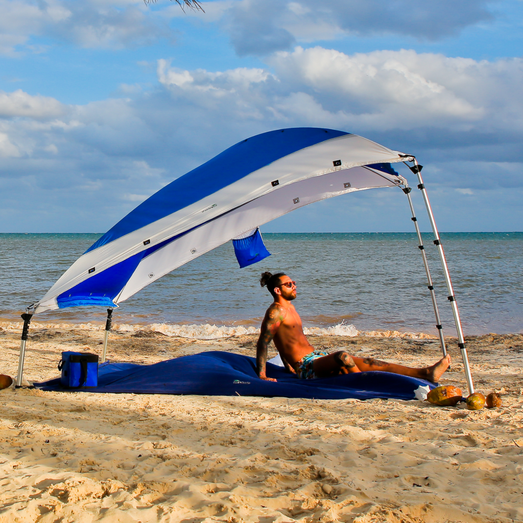 Beach shade sail hot sale