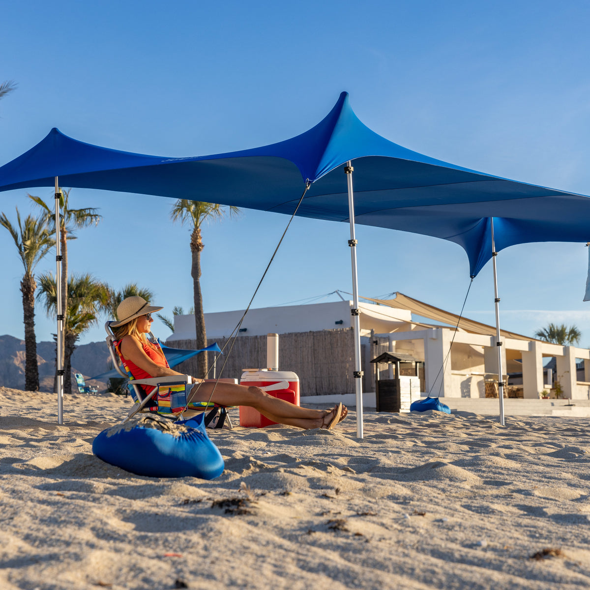 Shadeeco Nomad Beach Sun Shade - 4 Post